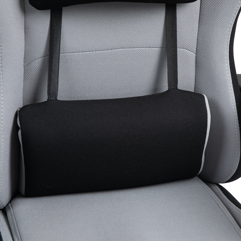 Καρέκλα Γραφείου Gaming Gline Μαύρο-Γκρι Ύφασμα Μαύρο PP 60x59x118