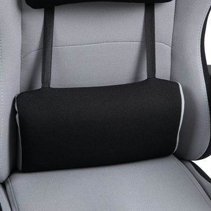 Καρέκλα Γραφείου Gaming Gline Μαύρο-Γκρι Ύφασμα Μαύρο PP 60x59x118