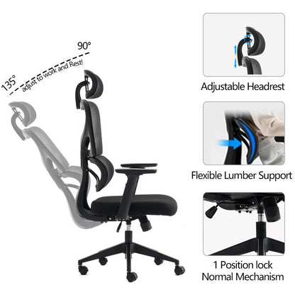 Καρέκλα Γραφείου Διευθυντή Cadrey Mesh Μαύρο 67x64x120-128