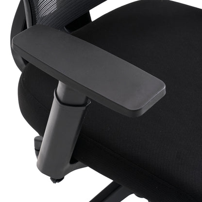 Καρέκλα Γραφείου Διευθυντή Cadrey Mesh Μαύρο 67x64x120-128