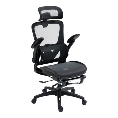 Καρέκλα Γραφείου Εργασίας Zenyk Mesh Μαύρη 63x70x126