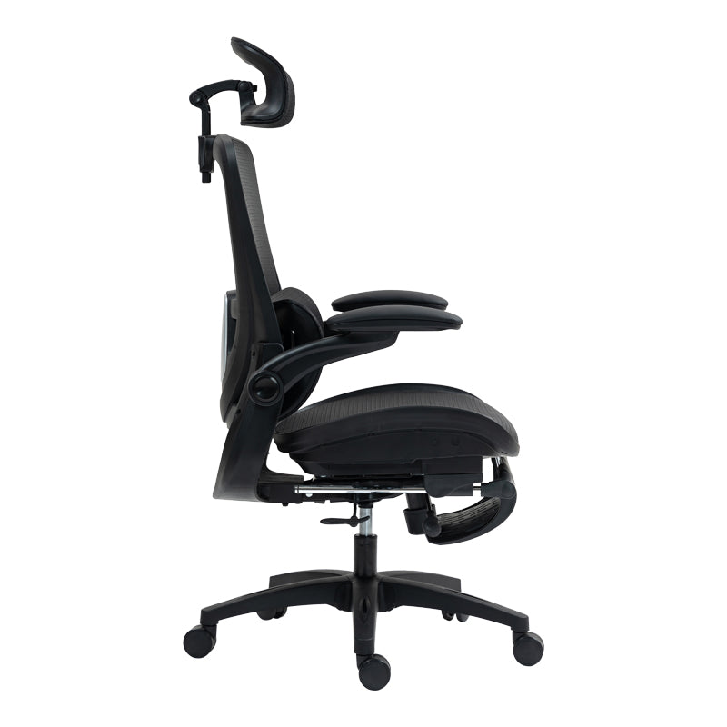 Καρέκλα Γραφείου Εργασίας Zenyk Mesh Μαύρη 63x70x126