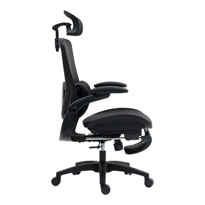 Καρέκλα Γραφείου Εργασίας Zenyk Mesh Μαύρη 63x70x126