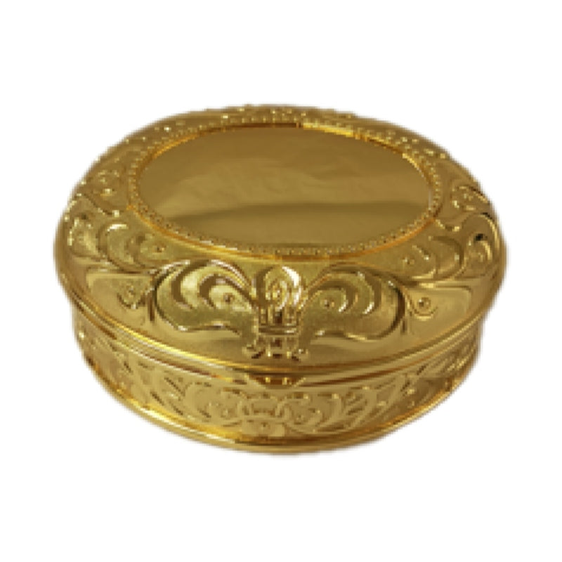 Μπιζουτιέρα Επάργυρη Χρυσή 13x12x6