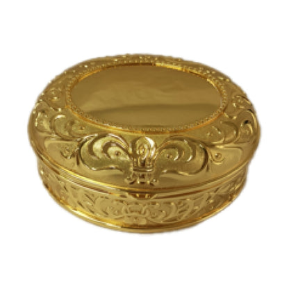 Μπιζουτιέρα Επάργυρη Χρυσή 13x12x6