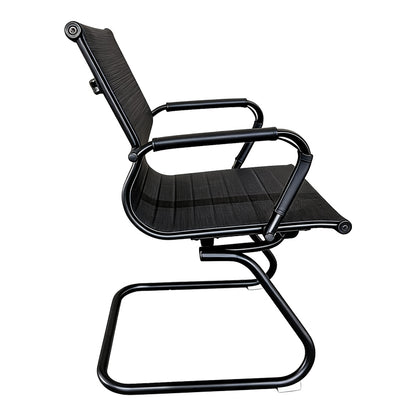 Καρέκλα Γραφείου Επισκέπτη Valter PU Μαύρο 55.5x48x88