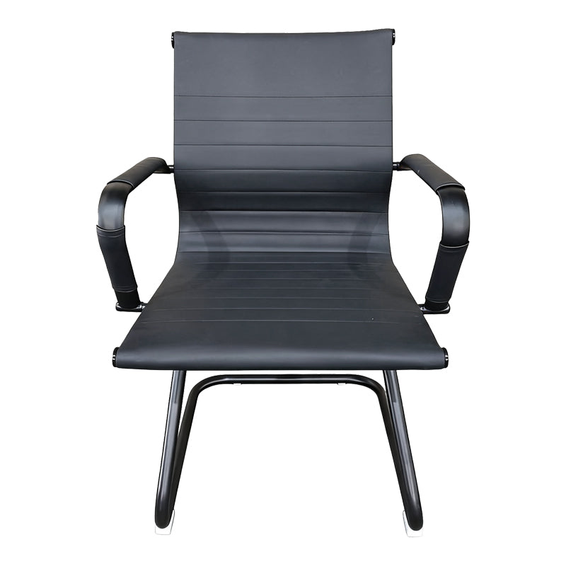 Καρέκλα Γραφείου Επισκέπτη Valter PU Μαύρο 55.5x48x88