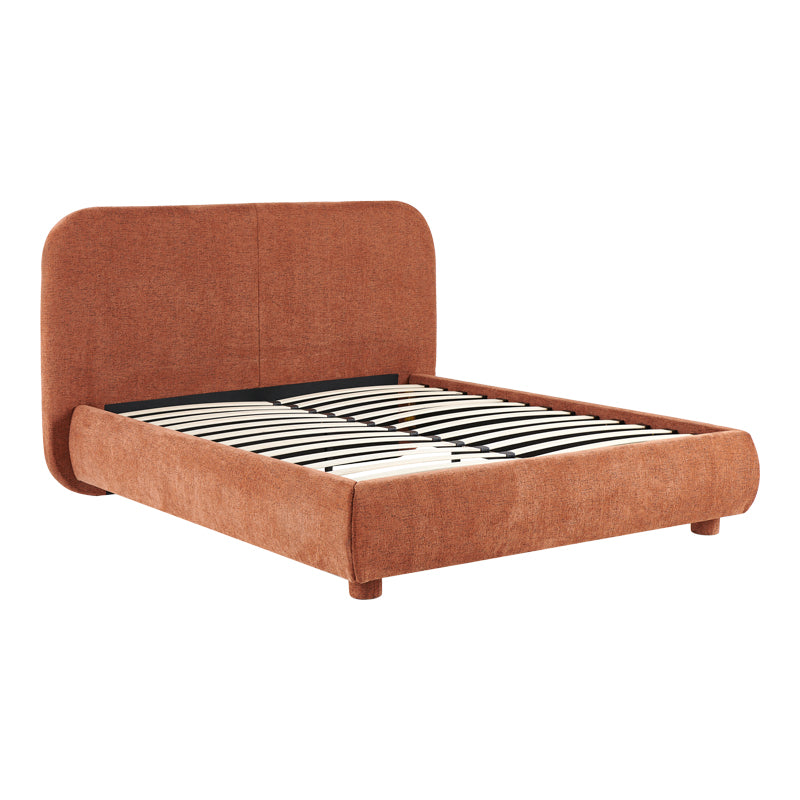 Κρεβάτι Salena Terracotta Ύφασμα 160x200εκ
