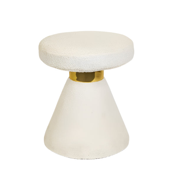 ΣΚΑΜΠΟ ΜΠΟΥΚΛΕ ΥΦΑΣΜΑ ΛΕΥΚΟ ΒΑΣΗ ΚΩΝΟΣ 42x42x49