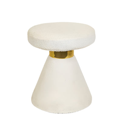 ΣΚΑΜΠΟ ΜΠΟΥΚΛΕ ΥΦΑΣΜΑ ΛΕΥΚΟ ΒΑΣΗ ΚΩΝΟΣ 42x42x49