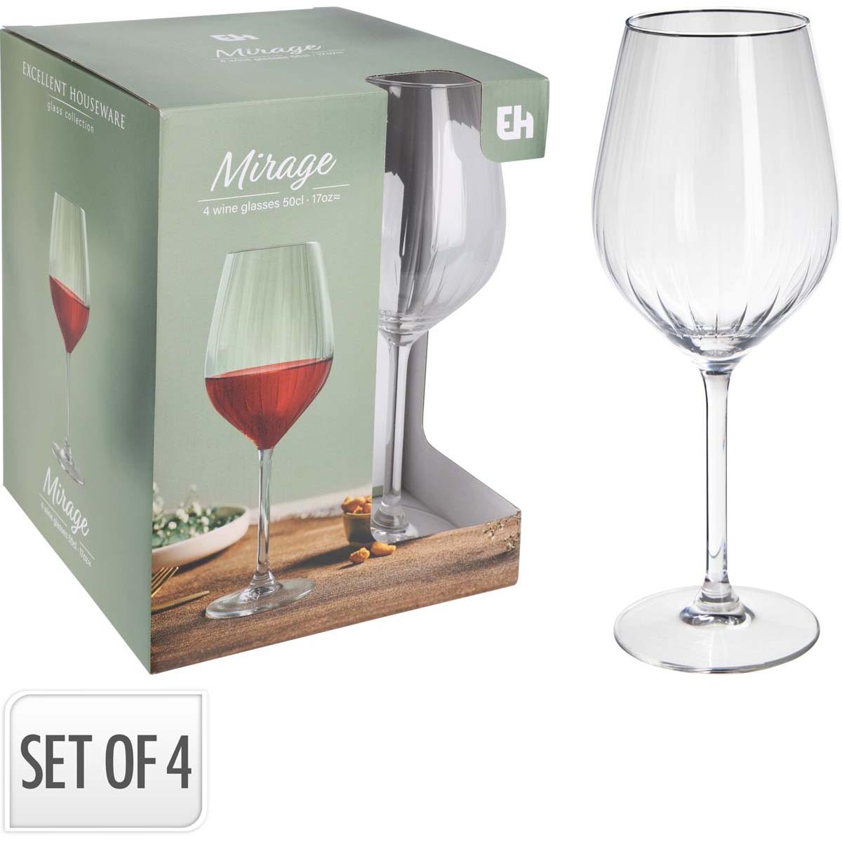 Ποτήρι Κρασιού 500ml S/4