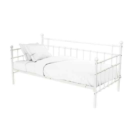 Κρεβάτι Havelock Λευκό Μεταλλικό 90X190X98