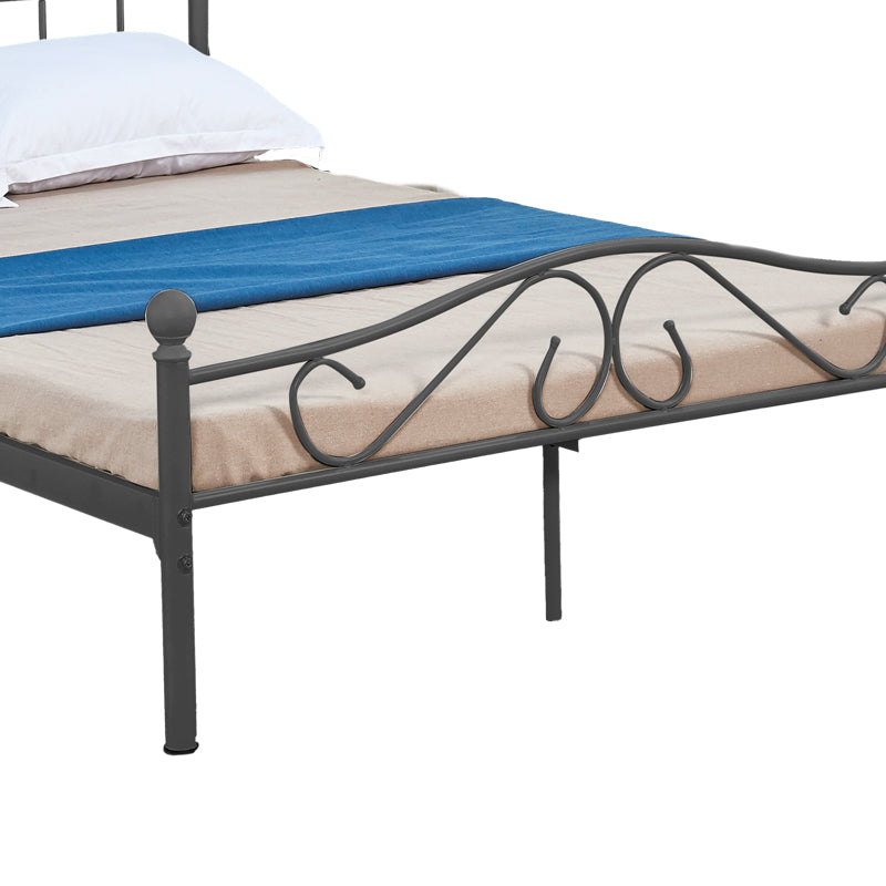 Κρεβάτι Yorick Μαύρο Μεταλλικό 140x190x99
