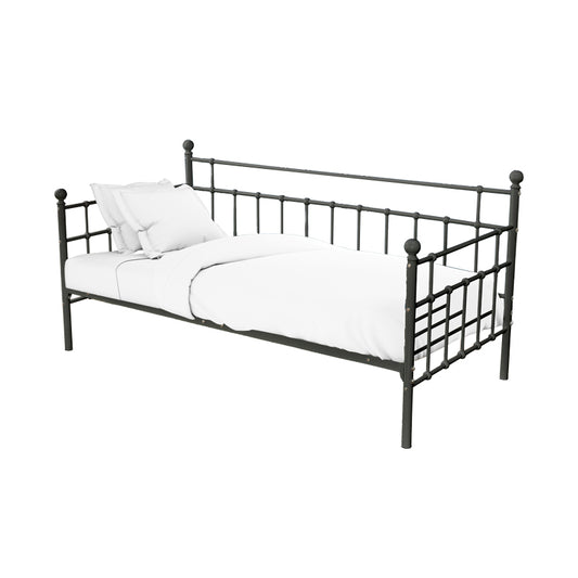 Κρεβάτι Havelock Μαύρο Μεταλλικό 90X190X98