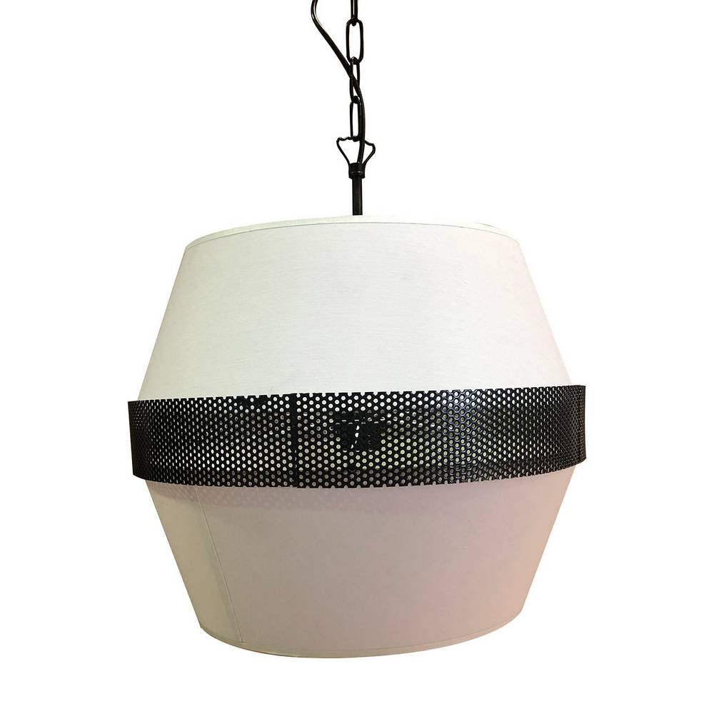 Φωτιστικό Μοντέρνο Κρεμαστό Ύφασμα Μονόφωτο Ε27 Φ41x80