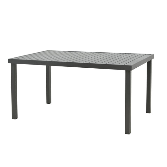 Τραπέζι Kliton Αλουμινίου Ανθρακί 150x80x74