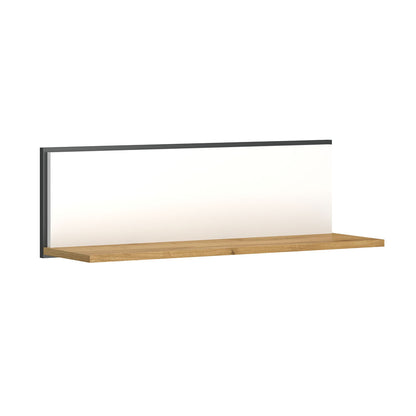 Ράφι Επιτοίχιο Palmor Χρυσό Δρυς-Λευκό 77x23.5x24.5