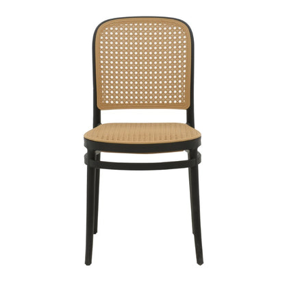 Καρέκλα Nereus PP Φυσικό-Μαύρο 45X43X84