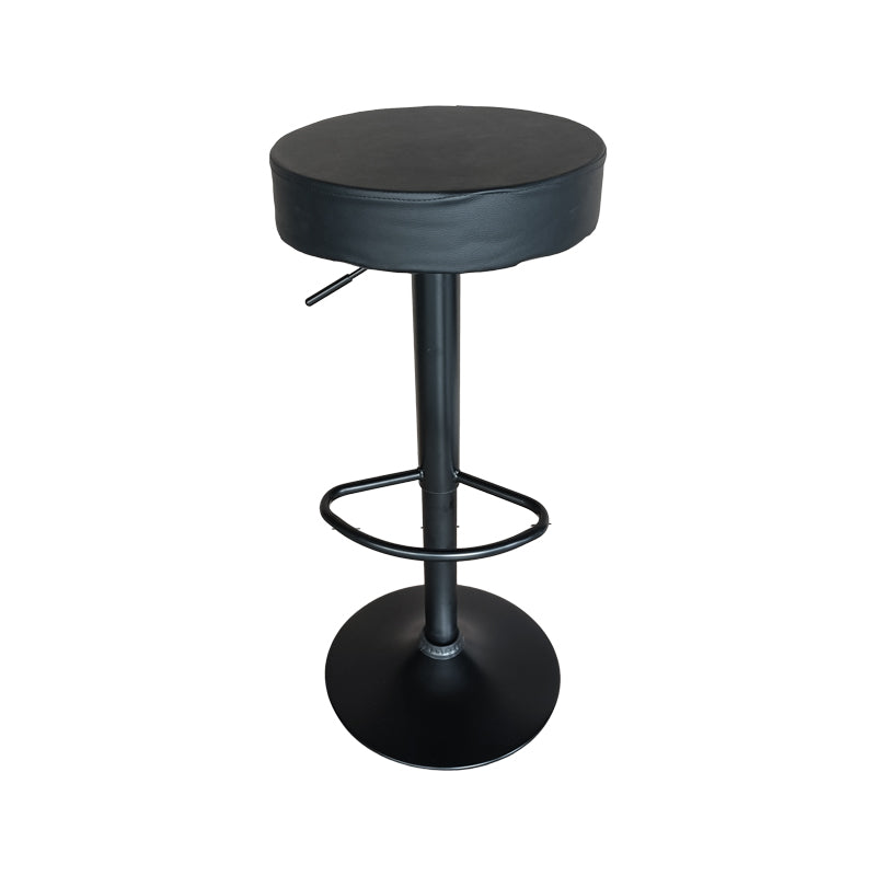 Σκαμπό Μπαρ Dianors Πτυσσόμενο PU Μαύρο - Βάση Μαύρο Μέταλλο 38x38x75