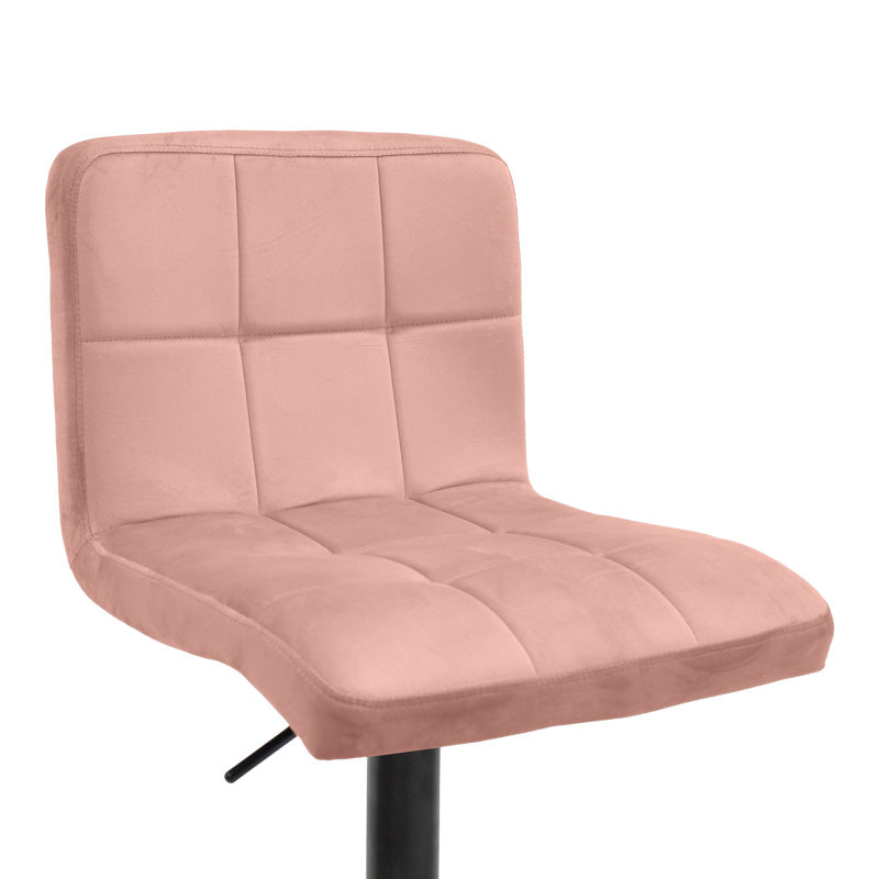 Σκαμπό Μπαρ Remina Πτυσσόμενο Σάπιο Μήλο Βελούδο-Βάση Μαύρο Μέταλλο 44x44x112