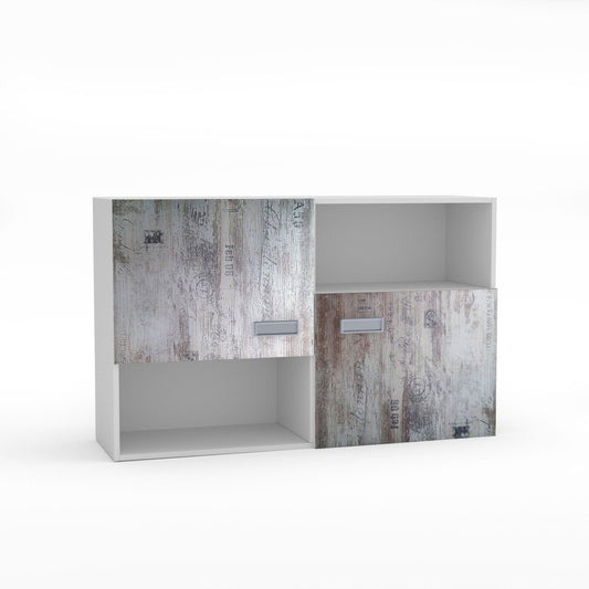 Ραφιέρα Τοίχου Pump Λευκό 120x34x75