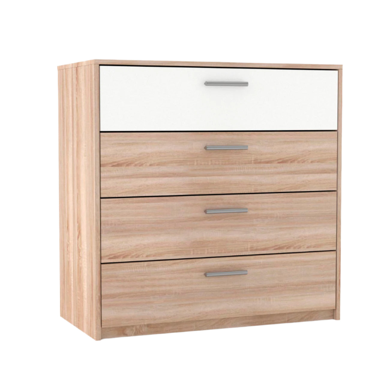 Συρταριέρα Rico Λευκό-Σονόμα 90x45x91