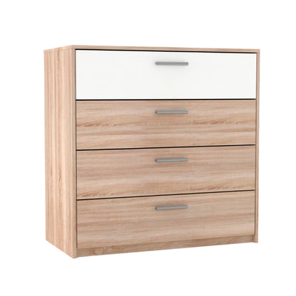 Συρταριέρα Rico Λευκό-Σονόμα 90x45x91