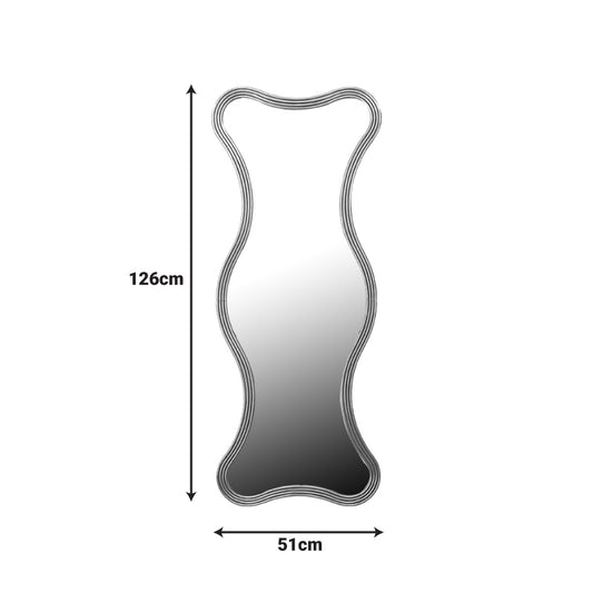 Καθρέπτης Boulen Μέταλλο σε Χρυσή Απόχρωση 51x2x126