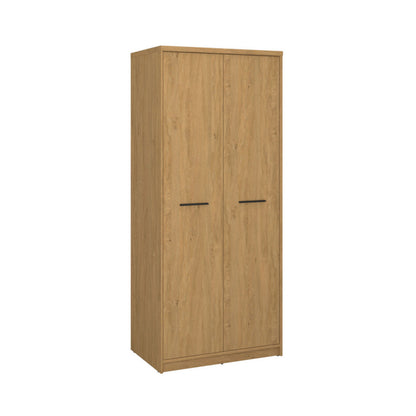 Ντουλάπα Δίφυλλη Pavi Βελανιδιά 84.3x55.1x197.2