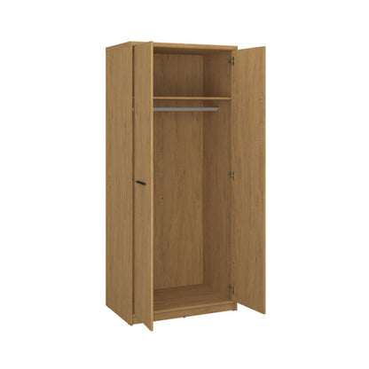 Ντουλάπα Δίφυλλη Pavi Βελανιδιά 84.3x55.1x197.2