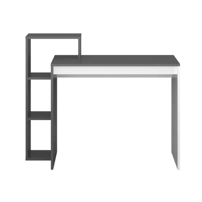 Γραφείο 110ΝSΟ Γραφίτη-Λευκό 110x40x90