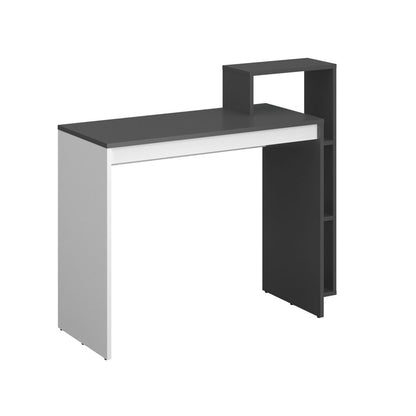 Γραφείο 110ΝSΟ Γραφίτη-Λευκό 110x40x90