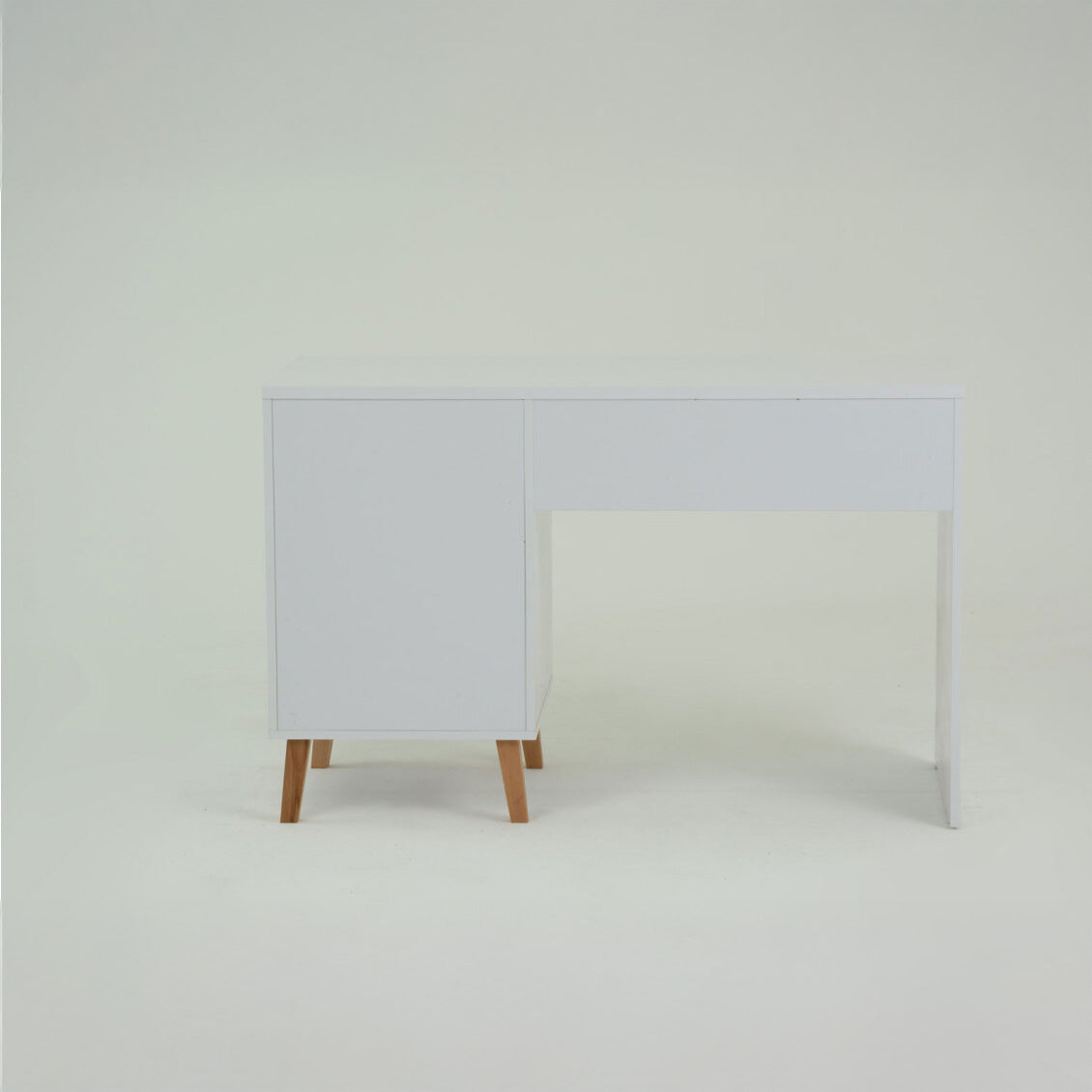 Γραφείο Timmy Λευκό-Γραφίτη-Γκρι 120x53.7x77