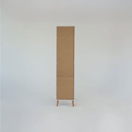 Βιβλιοθήκη Timmy Λευκό-Γραφίτη-Γκρι 46.8x36x199