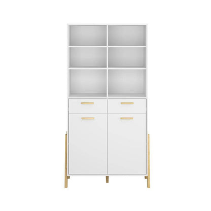 Βιβλιοθήκη Belle Λευκό 102.5x41x197