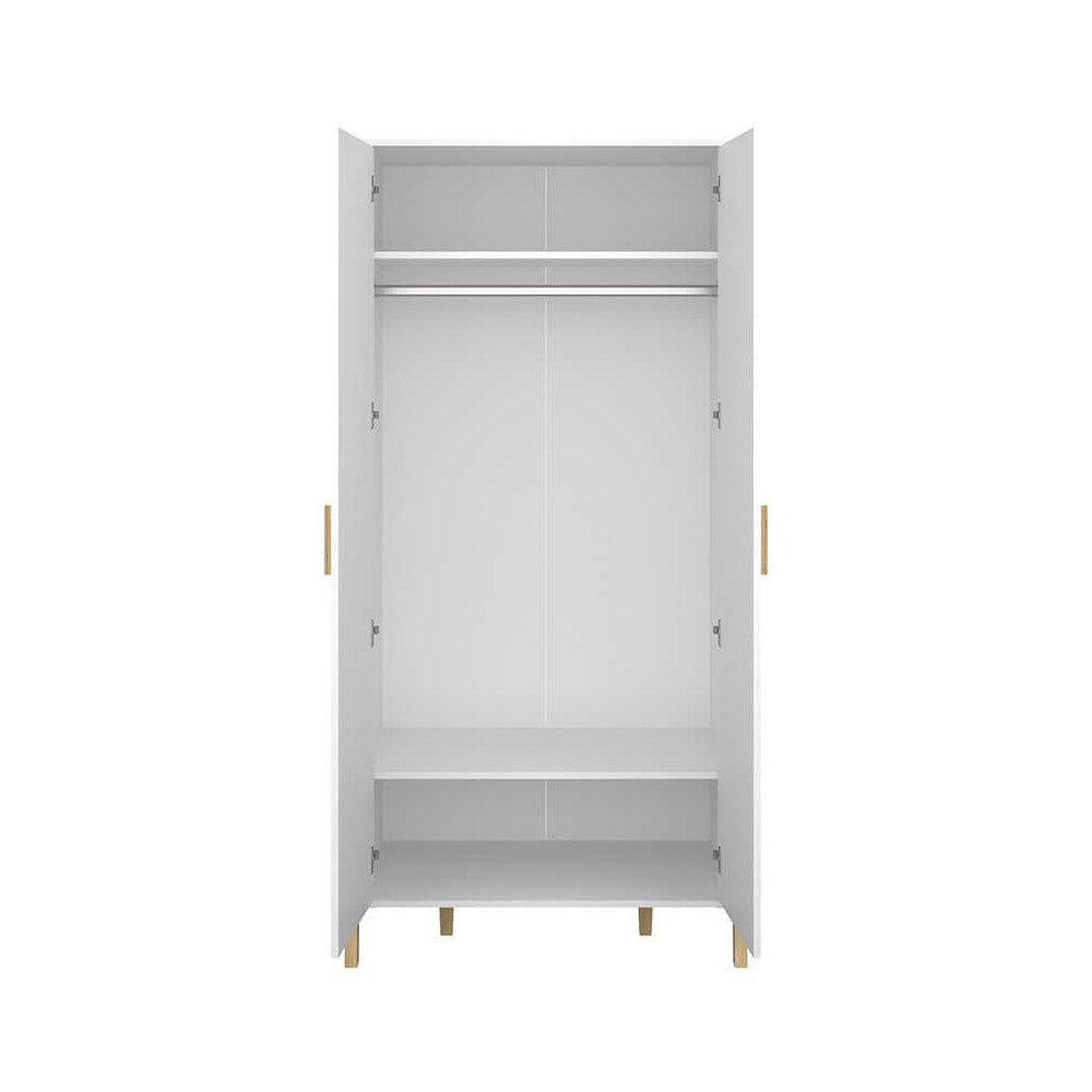 Ντουλάπα Belle Λευκό 45.9x55x197