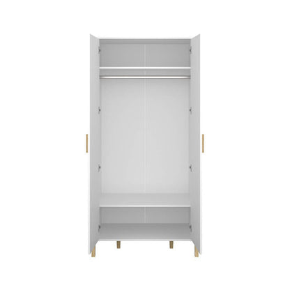 Ντουλάπα Belle Λευκό 45.9x55x197