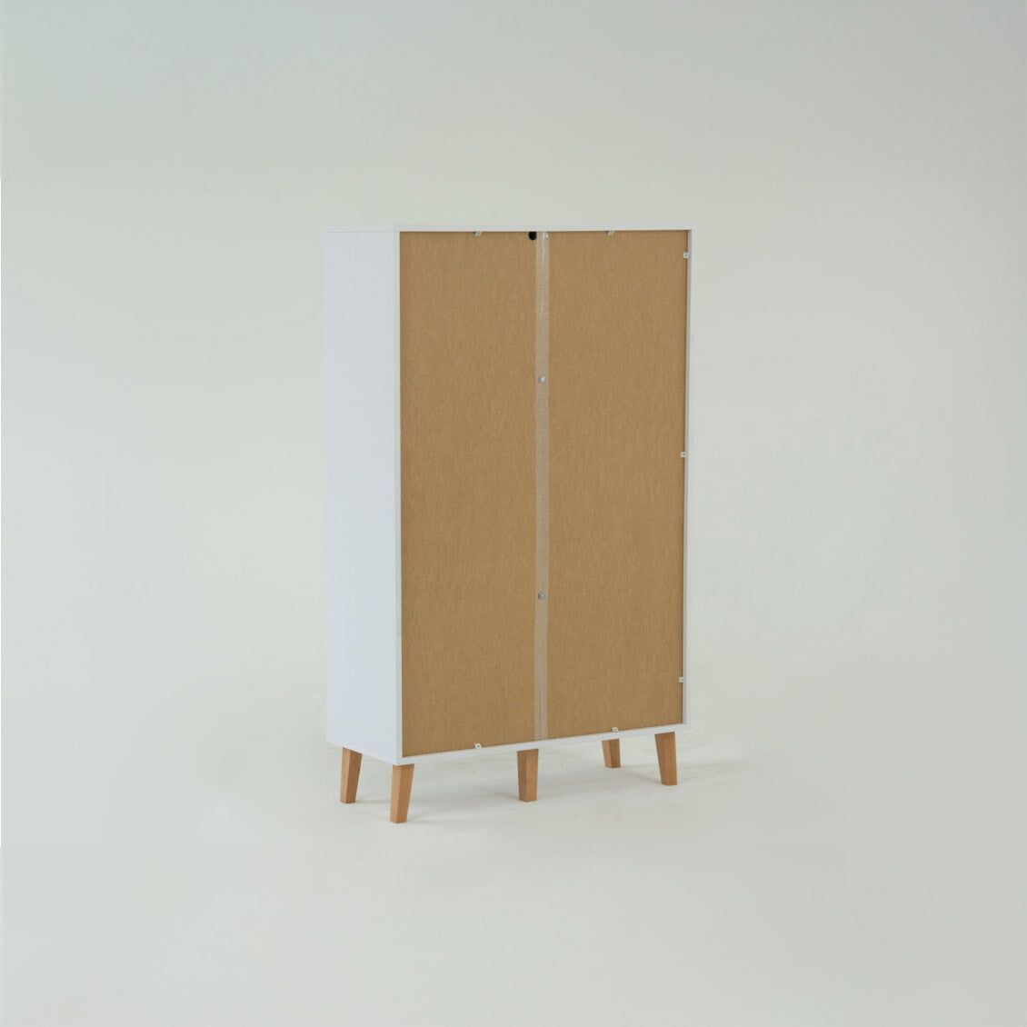 Ραφιέρα Timmy Λευκό-Γραφίτη-Γκρι 90x36x147