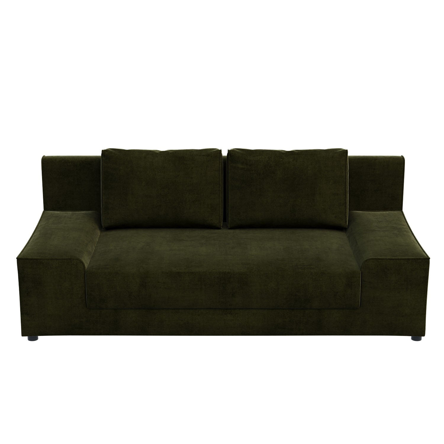 Καναπές Κρεβάτι Favorite Τριθέσιος Λαδί 200x81x71