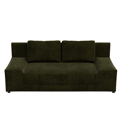 Καναπές Κρεβάτι Favorite Τριθέσιος Λαδί 200x81x71