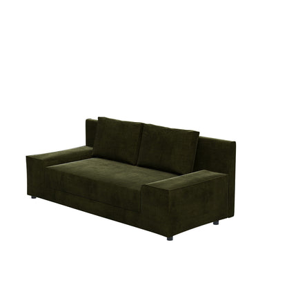 Καναπές Κρεβάτι Favorite Τριθέσιος Λαδί 200x81x71