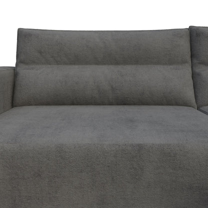 Γωνιακός Καναπές Κρεβάτι Silver με Αναστρέψιμη Γωνία Γκρι 245x148x94