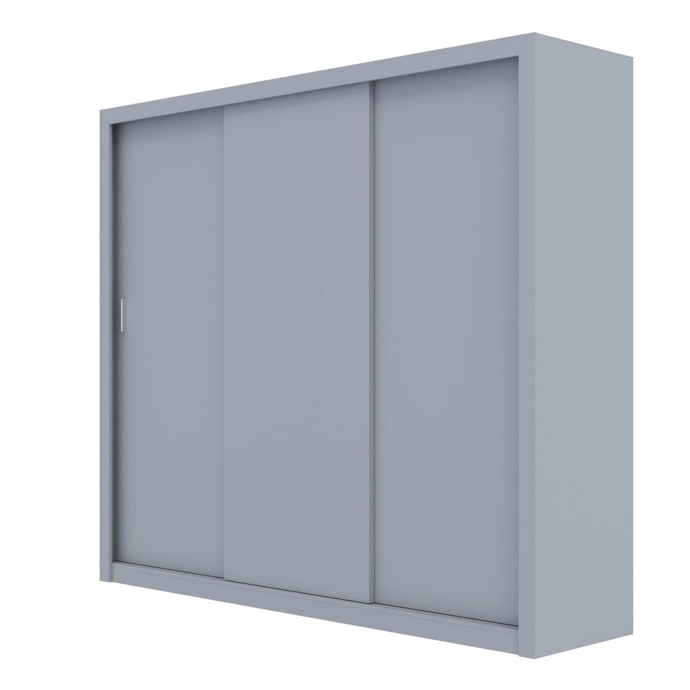 Ντουλάπα Grandio Γκρι 250x60x215