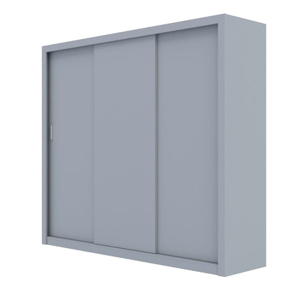 Ντουλάπα Grandio Γκρι 250x60x215