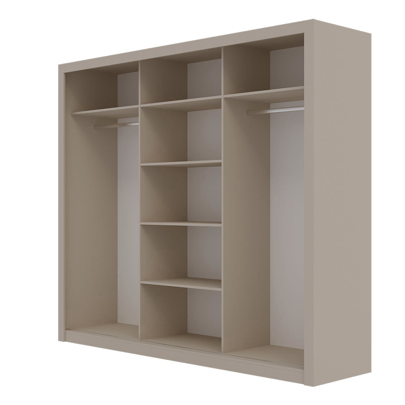 Ντουλάπα Grandio Cashmere με Καθρέφτη 250x60x215