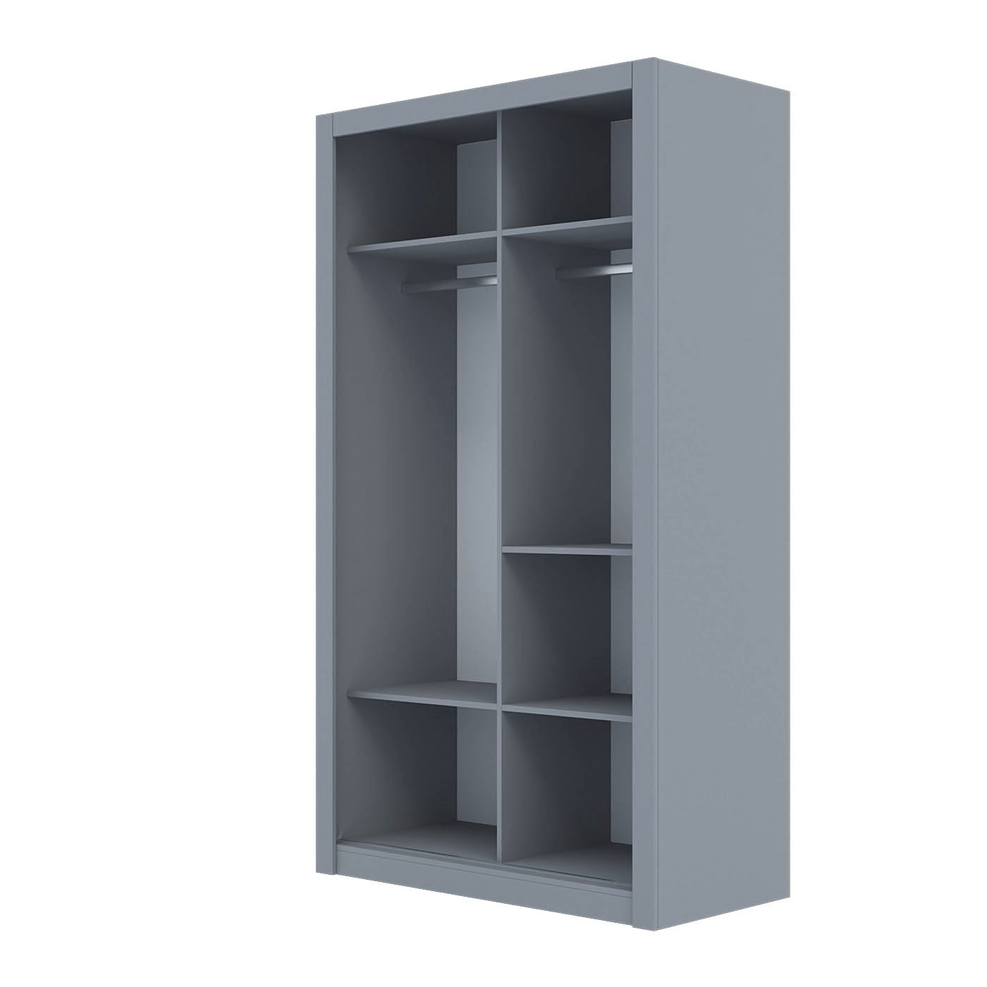 Ντουλάπα Linea Γκρι 120x60x215