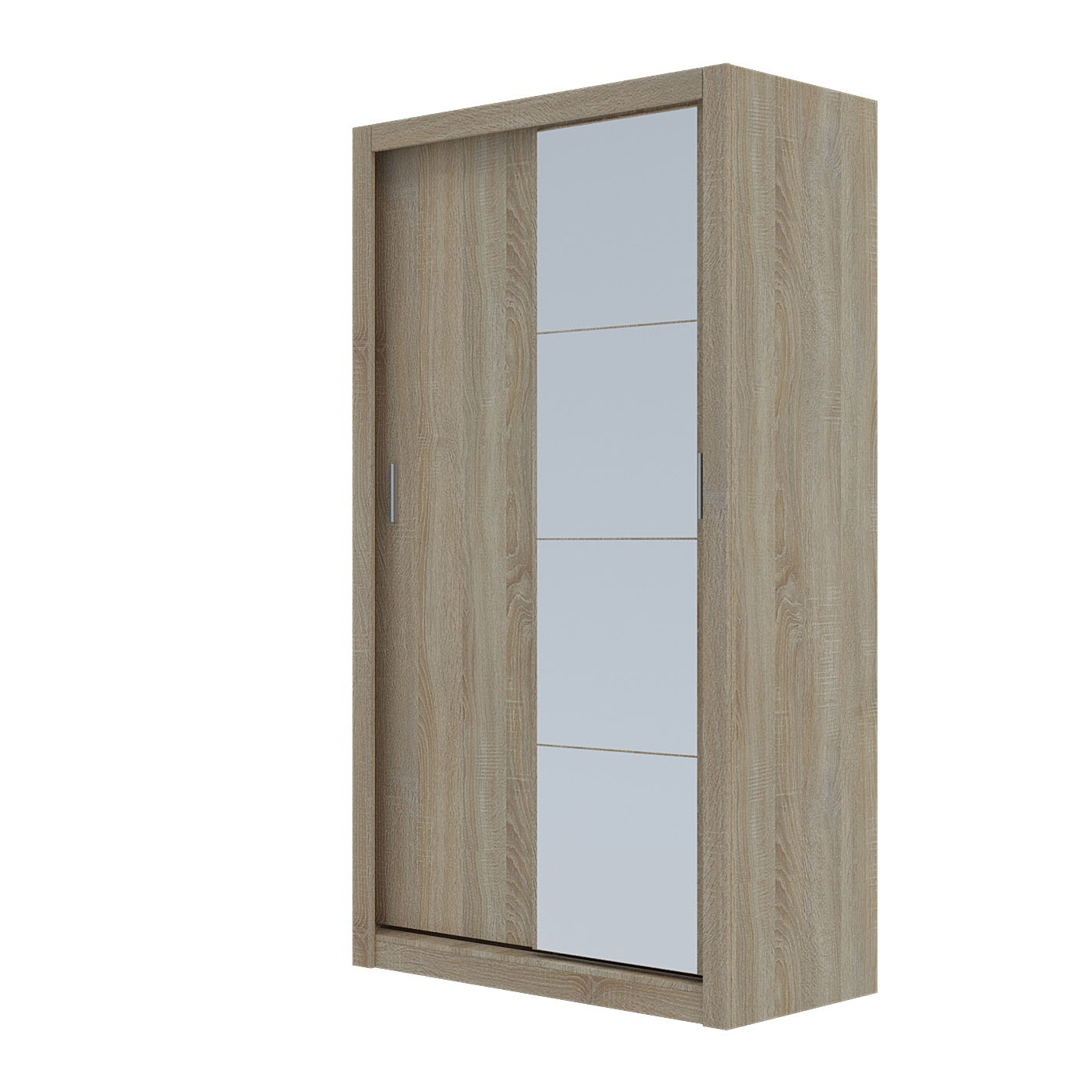 Ντουλάπα Linea Σονόμα με Καθρέφτη 120x60x215