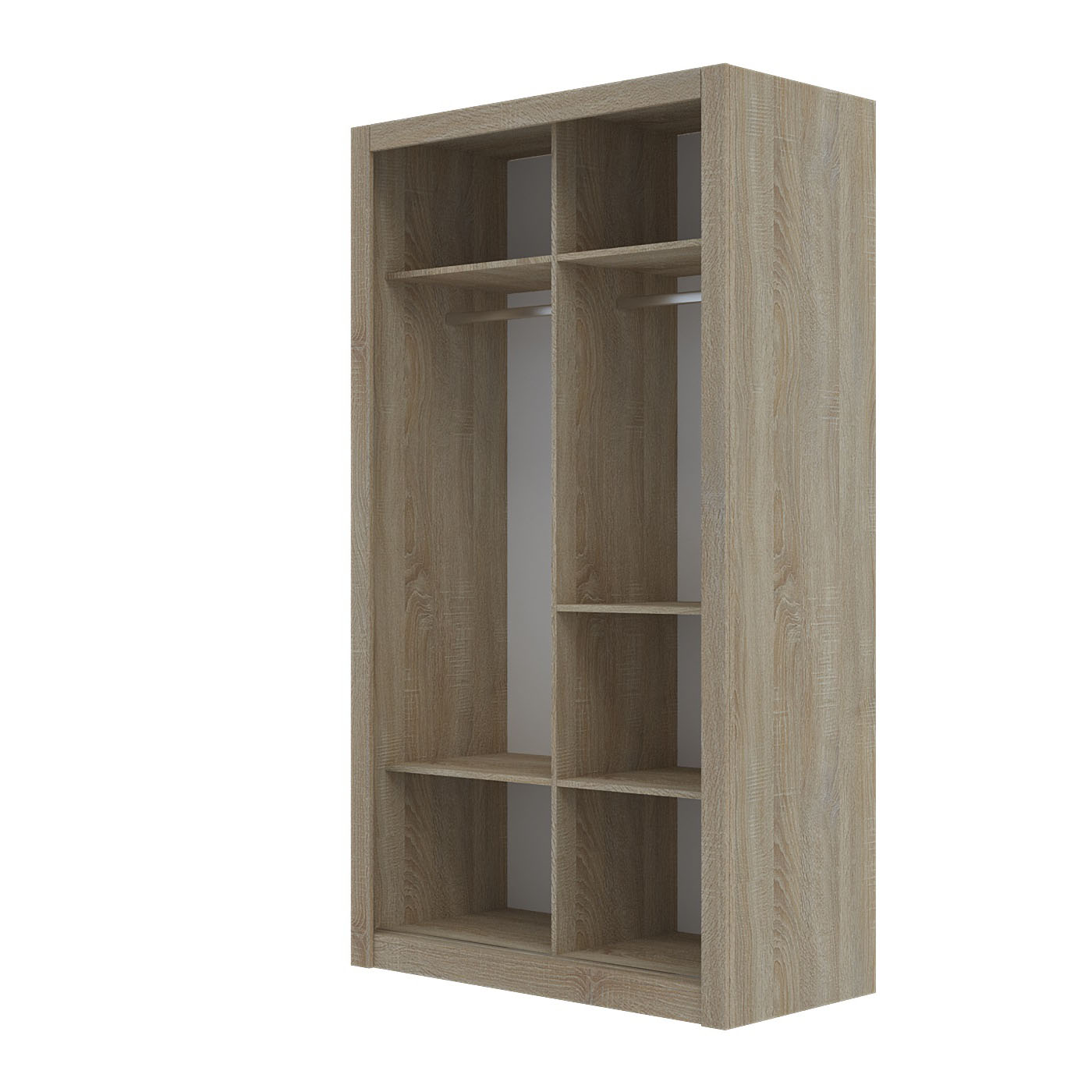 Ντουλάπα Linea Σονόμα με Καθρέφτη 120x60x215