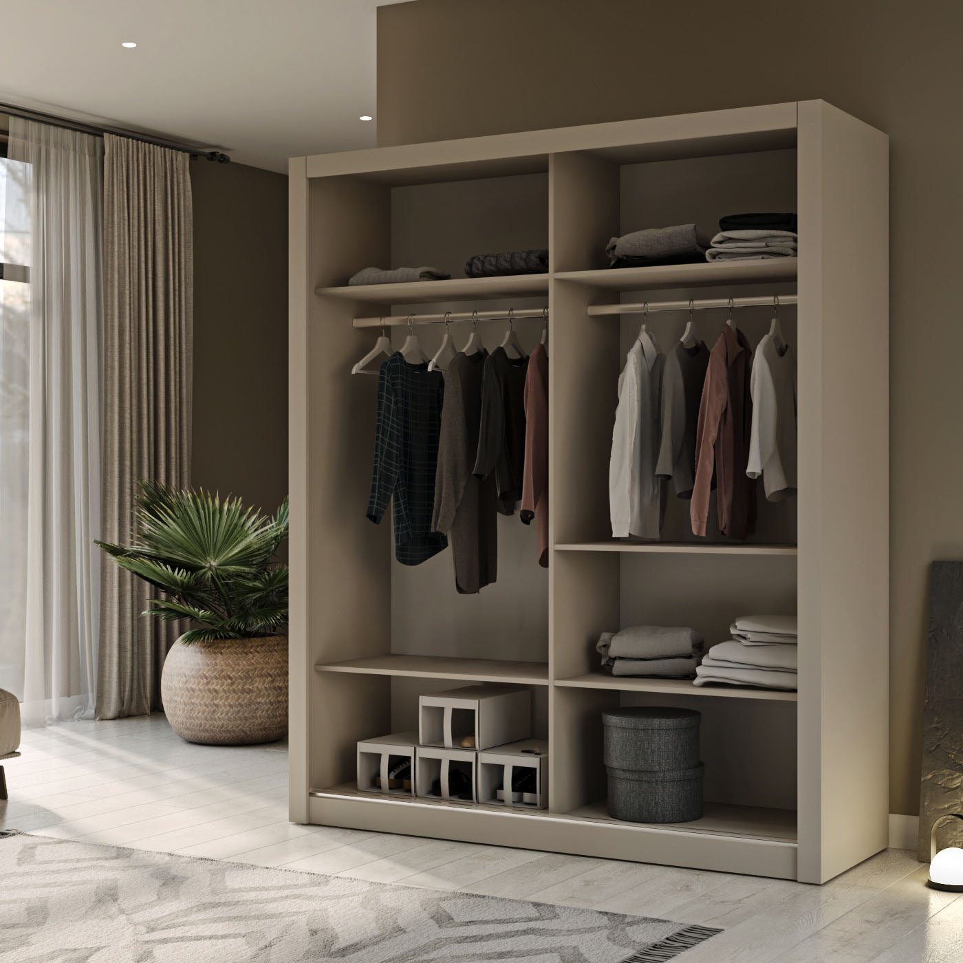 Ντουλάπα Reflex Cashmere 180x60x215