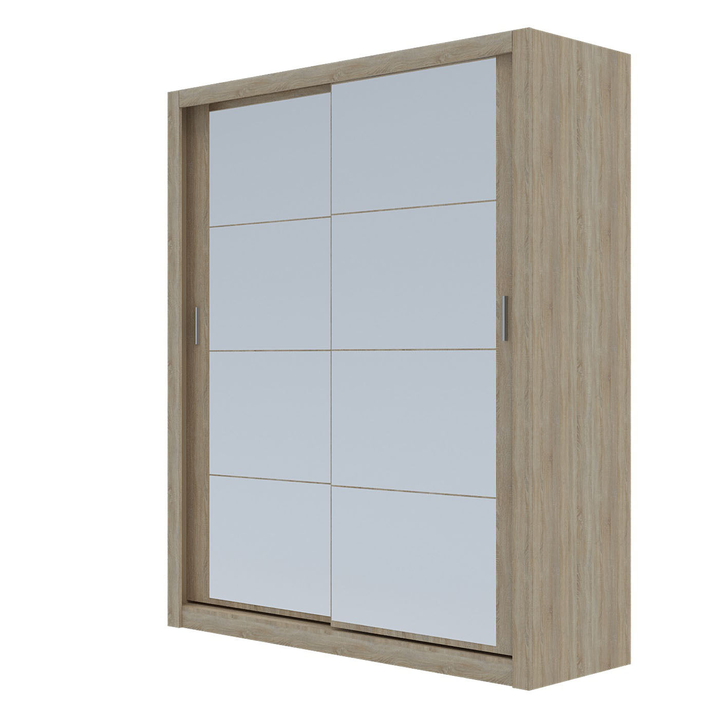 Ντουλάπα Reflex Σονόμα με Καθρέφτη 180x60x215